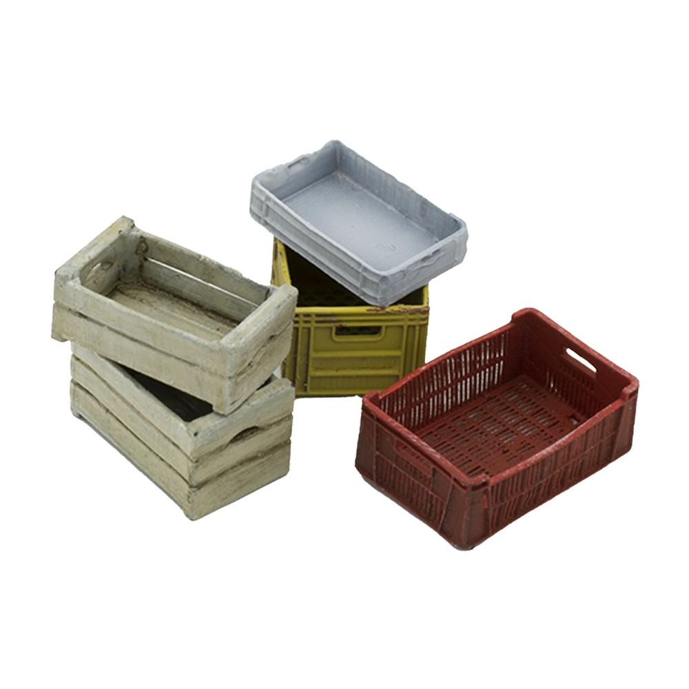 wood & plastic cases (5pcs)