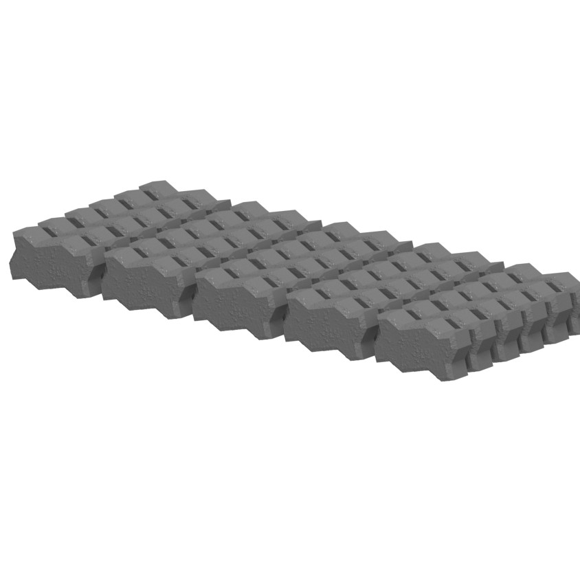 concrete floor bricks type 2