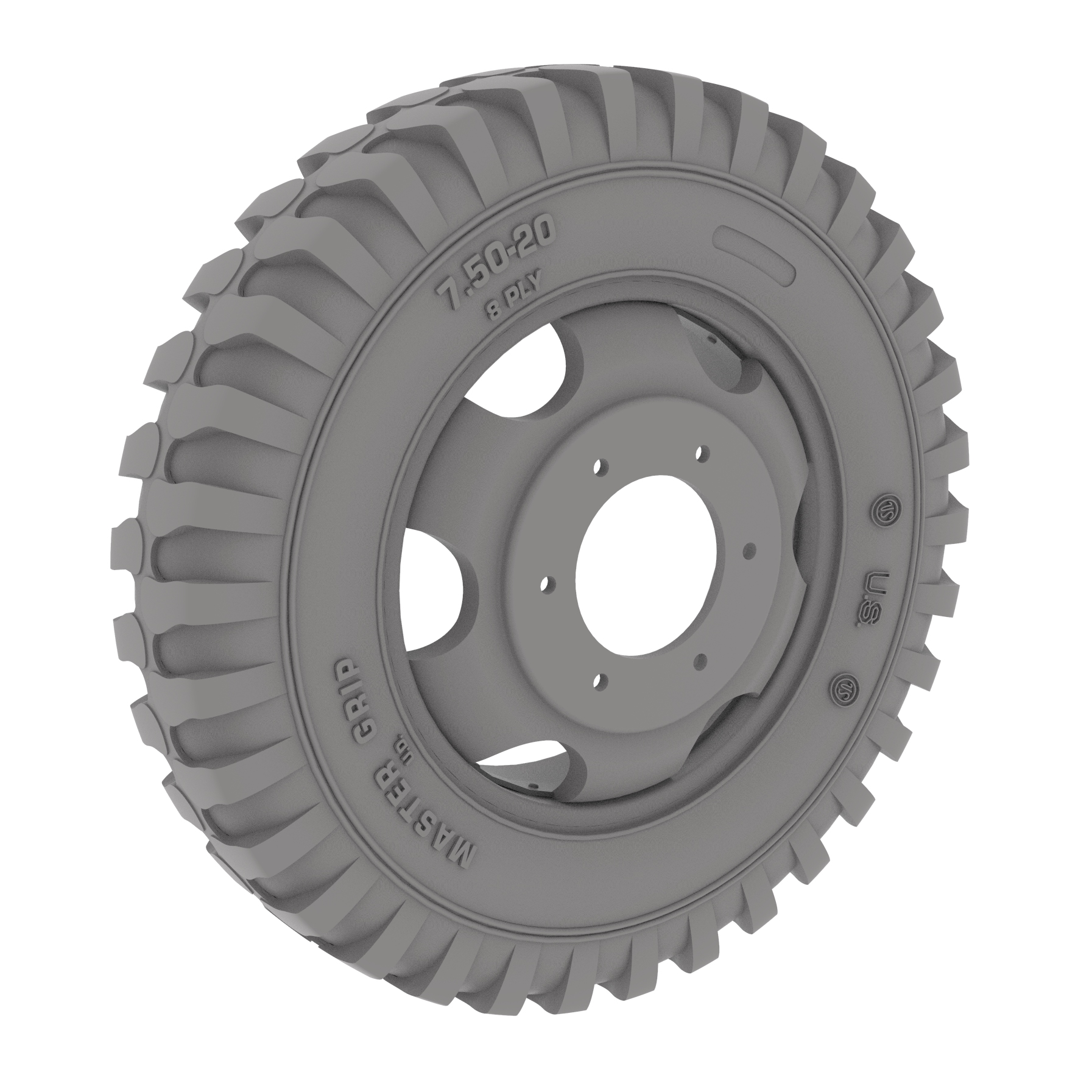 G7107 Cargo Truck Sagged Wheel set - type 1