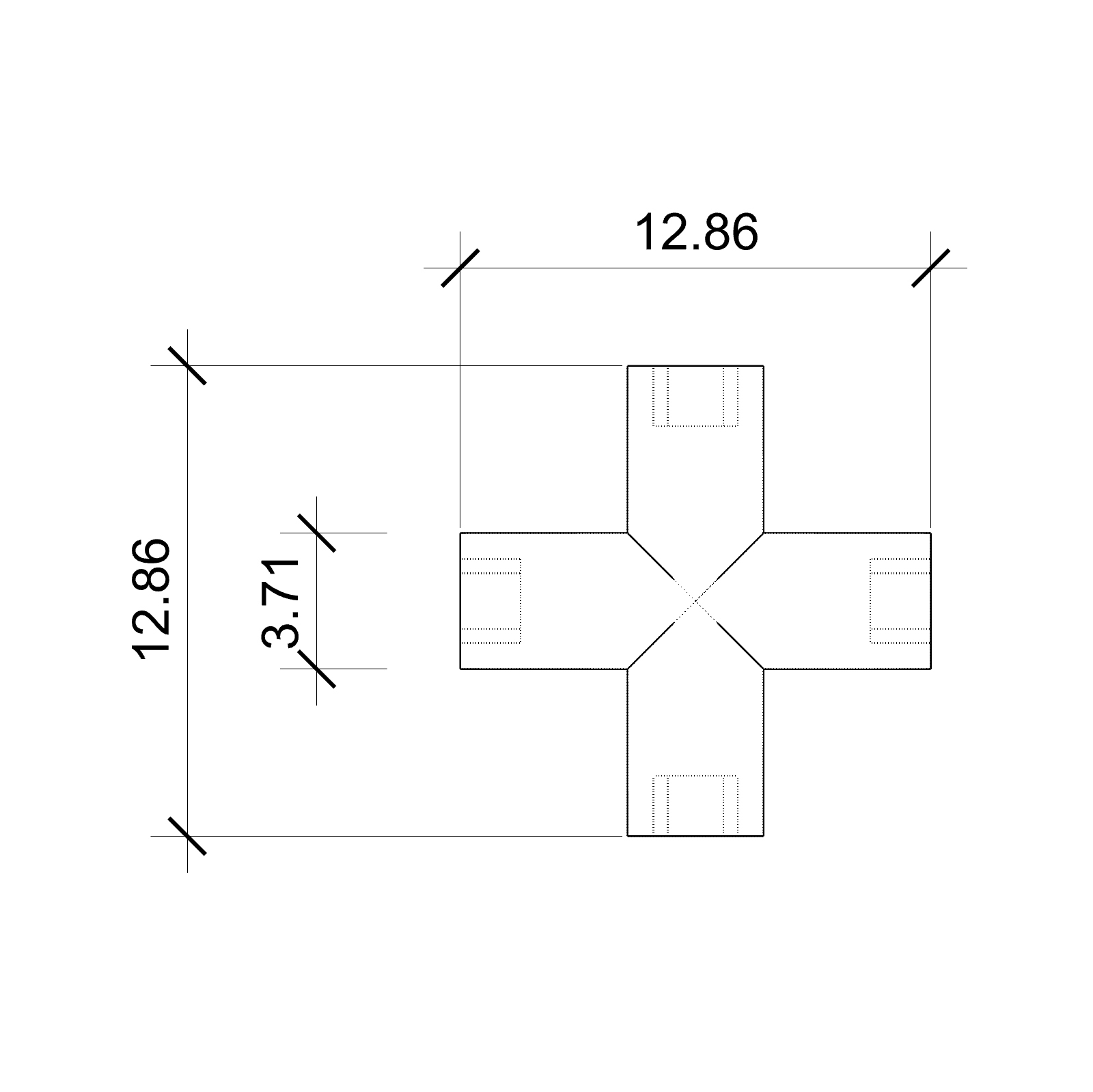 4 sided connector