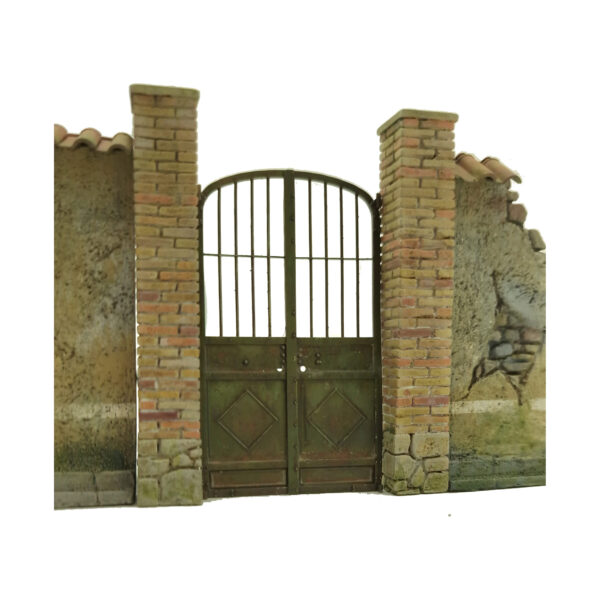 Italian Wall with iron gate