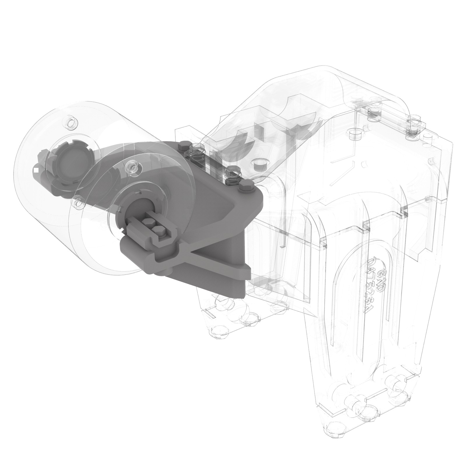 Early VVSS Bogie - Roller brackets with spacer (Mid type)