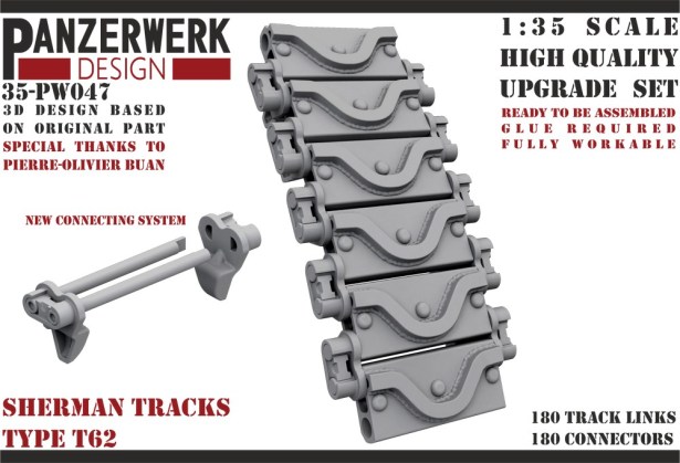 Sherman tracks Type T62