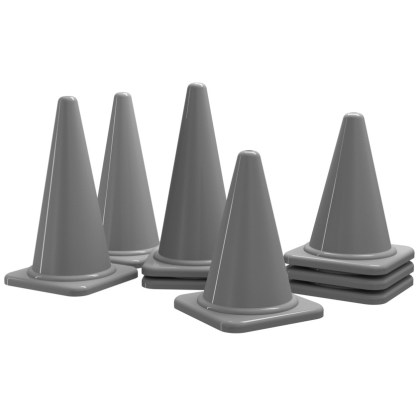 big road cones (4pcs) & little road cones (4pcs)