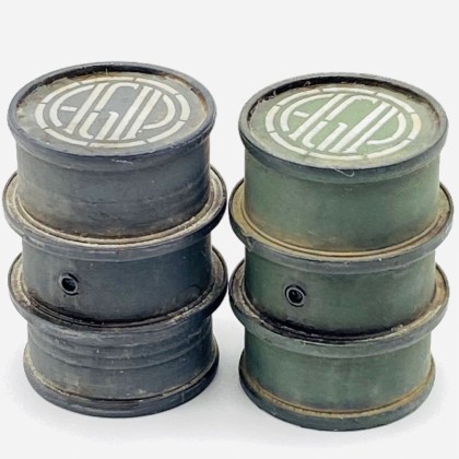 Italian civil fuel drums (with mask)