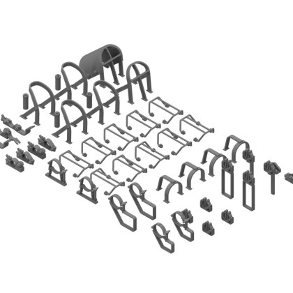 M4 Sherman welded  hull brushguards and details