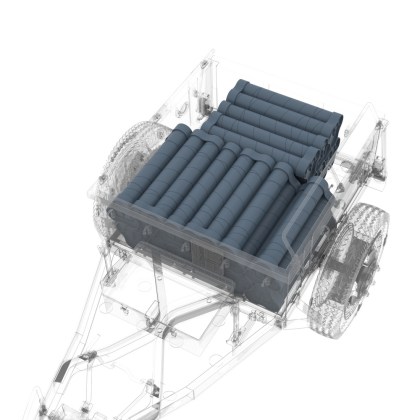 US 105mm fiber cases ammo load