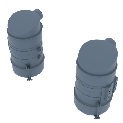 M4/M4A1 Vortox air filters Round type