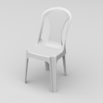 Resin chair noarm